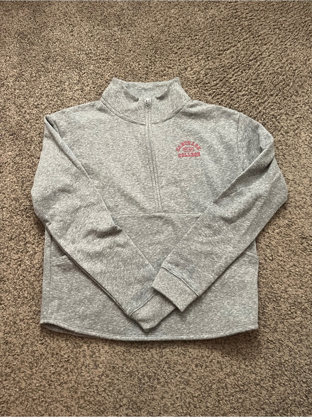Carthage College Fleece Quarter Zip